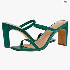 Amazon “The Drop” Green Strappy Sandals Size 9